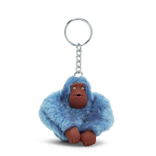 Kipling Sven Small Monkey Keychain Accessories Blue Buzz | AU 2012FD